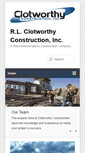 Mobile Screenshot of clotworthyconstruction.com